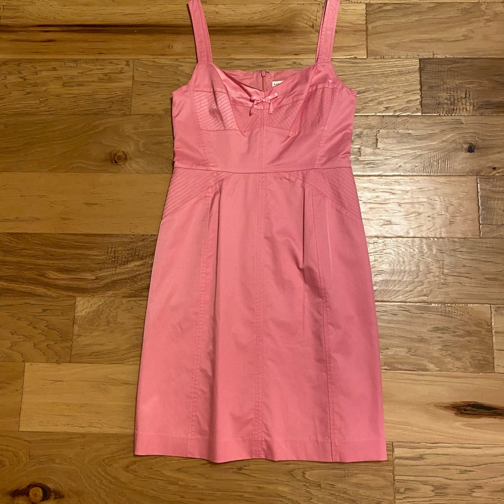 Banana Republic corset style Bubblegum Pink Dress size 6,never worn
